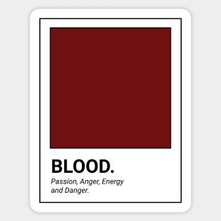 Blood Sticker